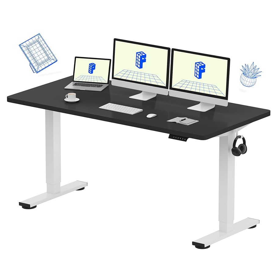 Amazon.com: FLEXISPOT EN1 One-Piece Standing Desk, 60 x 24